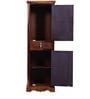 Woodway Sheesham Wood 1 Door Wardrobe In Provincial Teak Finish