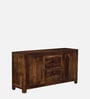 Woodwhiz Sheesham Wood Sideboard In Scratch Resistant Teak Finish