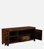 Woodwhiz Sheesham Wood Tv Console In Scratch Resistant Teak Finish