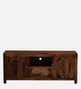 Woodwhiz Sheesham Wood Tv Console In Scratch Resistant Teak Finish