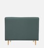 Woody Fabric 1 Seater Sofa In Pista Green Colour