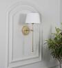 Woody Metal Wall Light (Brass)