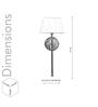 Woody Metal Wall Light (Brass)