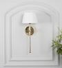 Woody Metal Wall Light (Brass)