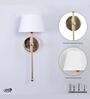 Woody Metal Wall Light (Brass)