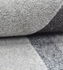 Grey Wool and Silk Handmade Wall Art Panel 4x2 Feet