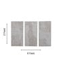 Grey Wool and Silk Handmade Wall Art Panel 4x2 Feet