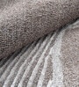 Grey Wool and Silk Handmade Wall Art Panel 6X4 Feet