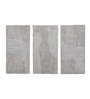 Grey Wool and Silk Handmade Wall Art Panel 4x2 Feet