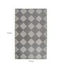 Checkered Pattern Wool Hand Tufted 5 X 8 Feet Carpet