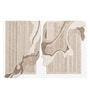Beige Wool Handmade Wall Art Panel 5X3 Feet
