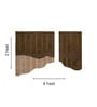 Brown Wool Handmade Wall Art Panel 4x2 Feet