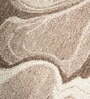 Beige Wool Handmade Wall Art Panel 6X4 Feet