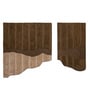 Brown Wool Handmade Wall Art Panel 4x2 Feet