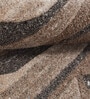 Brown And Green Wool Handmade Wall Art Panel 4x2 Feet