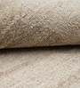 Beige Wool Handmade Wall Art Panel 4x2 Feet