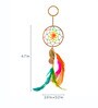 Multicolor Woolen Keychain Neon Circus Dream Catcher