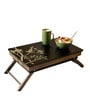 Work Eat & Repeat Mango Wood Breakfast Bed Tray