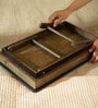 Work Eat & Repeat Mango Wood Breakfast Bed Tray