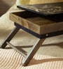 Work Eat & Repeat Mango Wood Breakfast Bed Tray