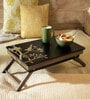 Work Eat & Repeat Mango Wood Breakfast Bed Tray