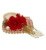 Work Red Plastic Table Tea Light Holder