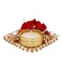 Work Red Plastic Table Tea Light Holder