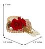 Work Red Plastic Table Tea Light Holder