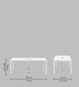 Cove Workstation Desk In Everest White Finish
