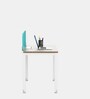 Work Station Desk in Persian Walnut Finish with Front Board