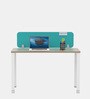 Work Station Desk in Persian Walnut Finish with Front Board