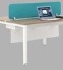 Workstation In Persian With Divider Walnut Finish