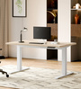 Workout Metal Height Adjustable Desk in Highland Finish