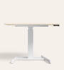 Workout Metal Height Adjustable Desk in Highland Finish