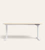 Workout Metal Height Adjustable Desk in Highland Finish