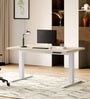 Workout Metal Height Adjustable Desk in Highland Finish