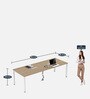Scriba Workstation In Persian Walnut Finish