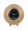 World Gold Aluminium Table Clock
