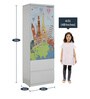 World Zone 2 Door  Kids Wardrobe with Drawers