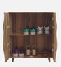 Wotan Shoe Cabinet in Natural Walnut Finish