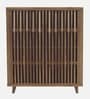 Wotan Shoe Cabinet in Natural Walnut Finish