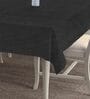 Woven Design Black (72x52) Cotton Table Cover