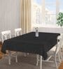 Woven Design Black (72x52) Cotton Table Cover