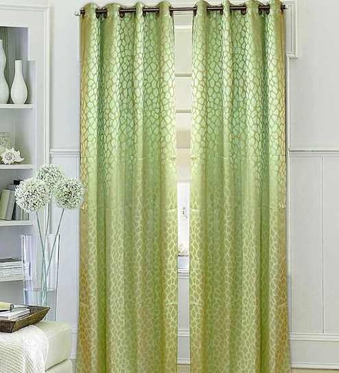Buy Wraps N Drapz Poly Cotton 84x44 Inch Eyelet Door Curtain Set