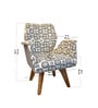 Wrap Fully Teak Upholstered Accent Chair In Assorted Colour