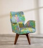 Wrap Fully Teak Upholstered Accent Chair In Assorted Colour