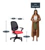 Wrath Ergonomic Chair in Red Colour