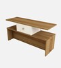 Wrick Coffee Table in Lyon Teak & White Finish
