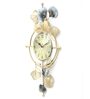 Grey & Gold Wrought Iron Traditional Wall Clock