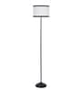 Damsel Multicolour Cotton Shade Club Floor Lamp With Iron Base